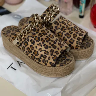 صندل طرح پوست پلنگی