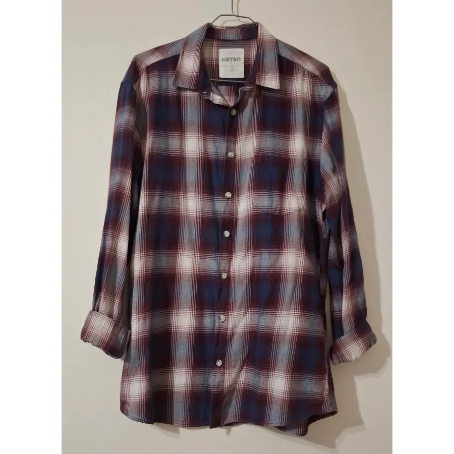 شومیز چهارخونه خارجی