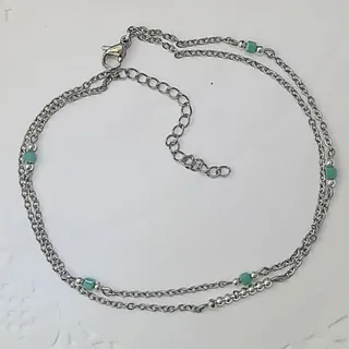 پابند استیل نقره‌ای دولای