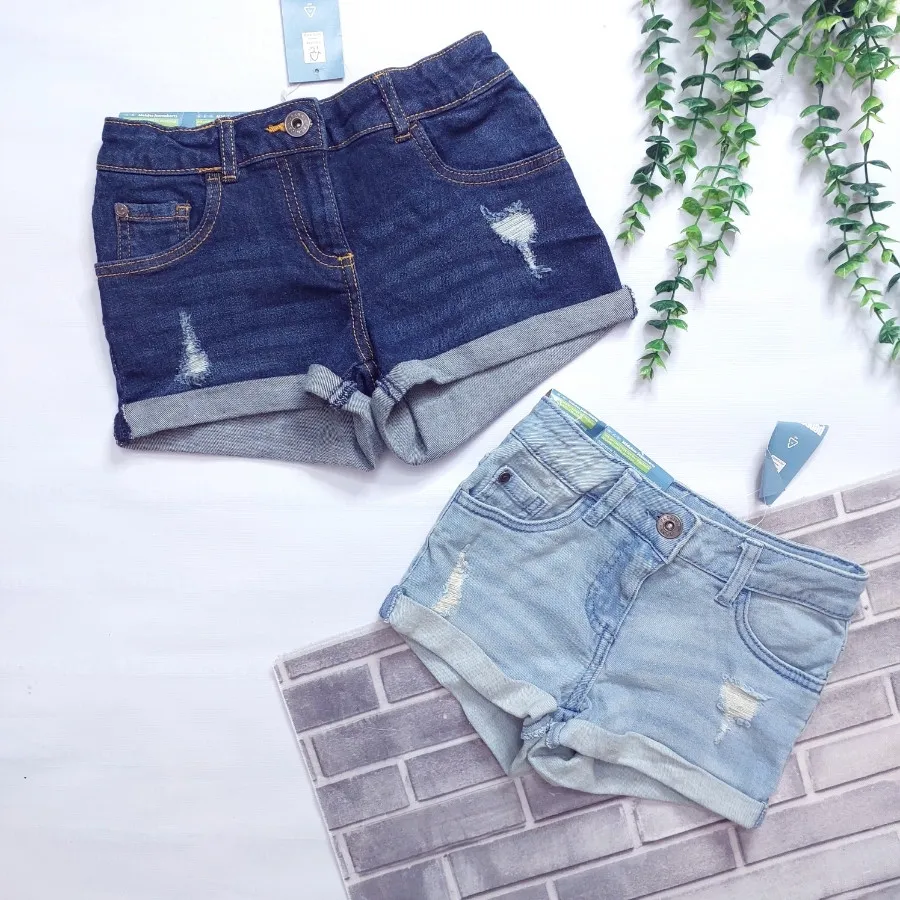 شورتک جین دخترانه