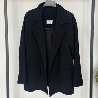 کت کرپ مشکی تمام لای کشی