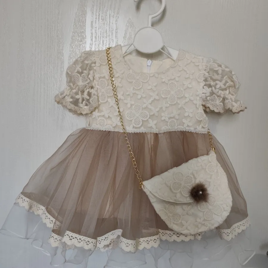 پیراهن گیپور با پاپوش