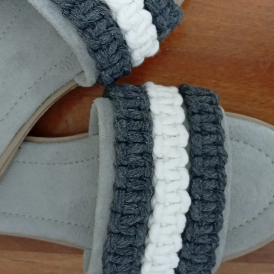 کیف و صندل مکرومه