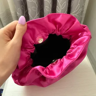 کیف ساتن سرخابی