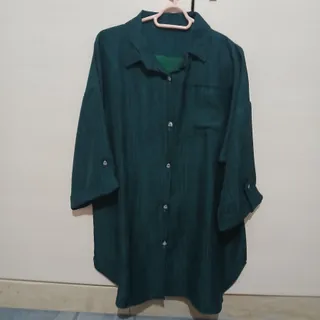 مانتو کوتاه سبز کله غازی