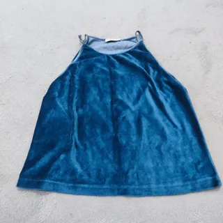 تاپ مخمل استین حلقه ای