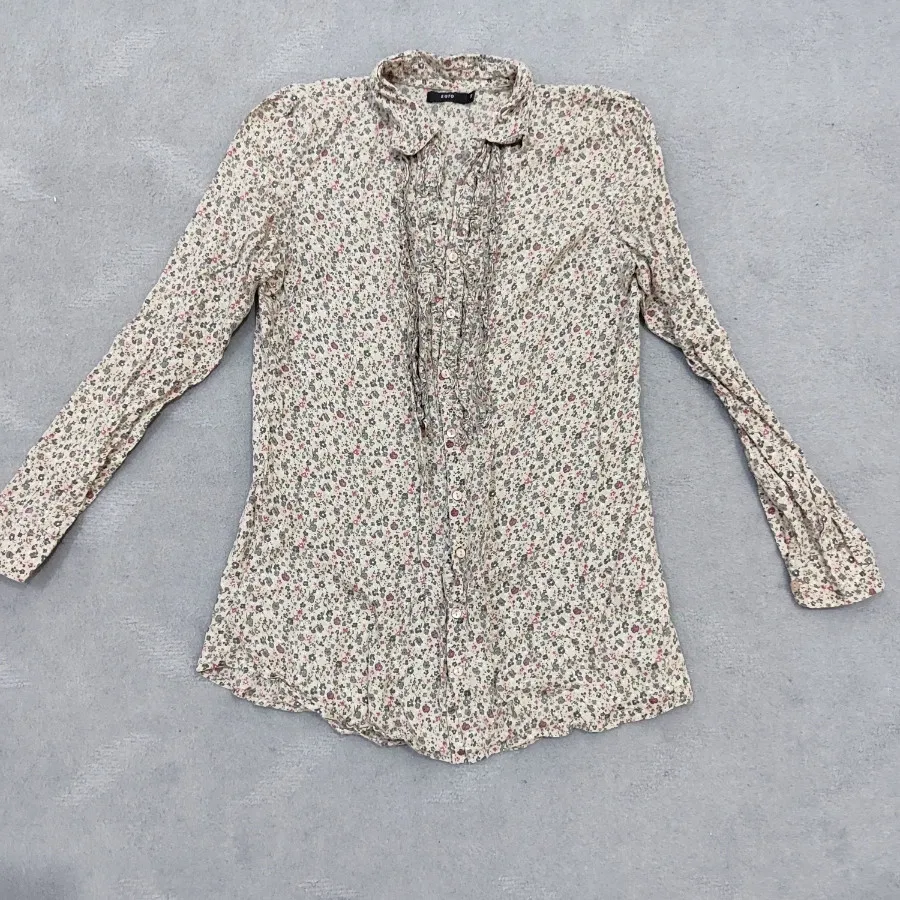 شومیز نسکافه ای گل گلی