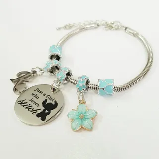 دستبند پاندورا آویز استیل