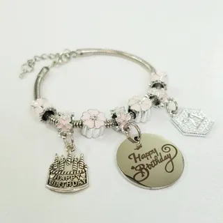 دستبند پاندورا آویز استیل