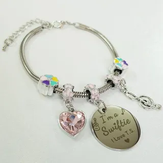 دستبند پاندورا آویز استیل