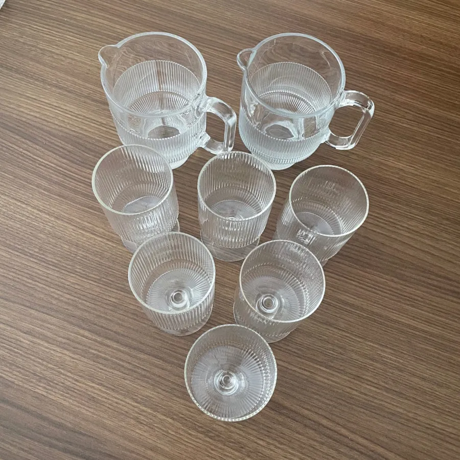 ست پارچ و لیوان پایه دار