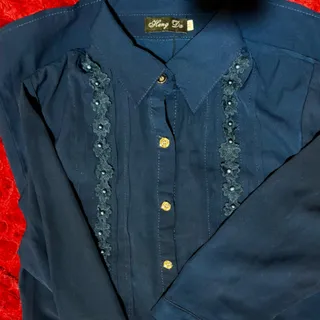 شومیز بلند سرمه ایXL