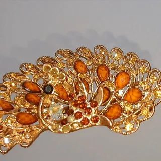 گلسر نگین دار طلایی