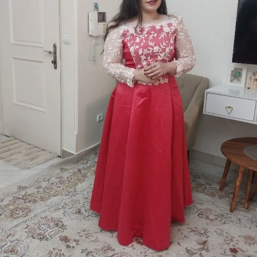 لباس مجلسی ساتن آمریکایی