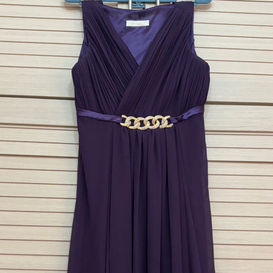 پیراهن بادمجانی