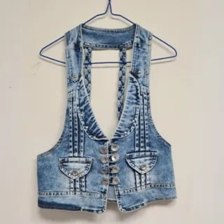 جلیقه جین زنانه