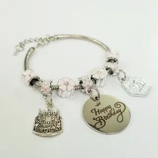 دستبند پاندورا آویز استیل