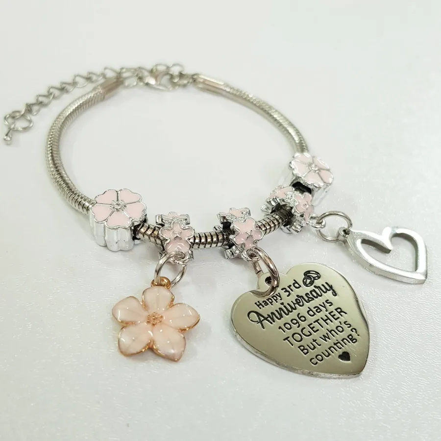 دستبند پاندورا آویز استیل