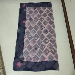 روسری  نخی دور دست دوز