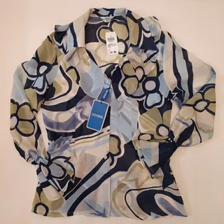 شومیز مجلسی گلدار وارداتی