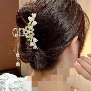 کلیپس گل مجلسی فلزی