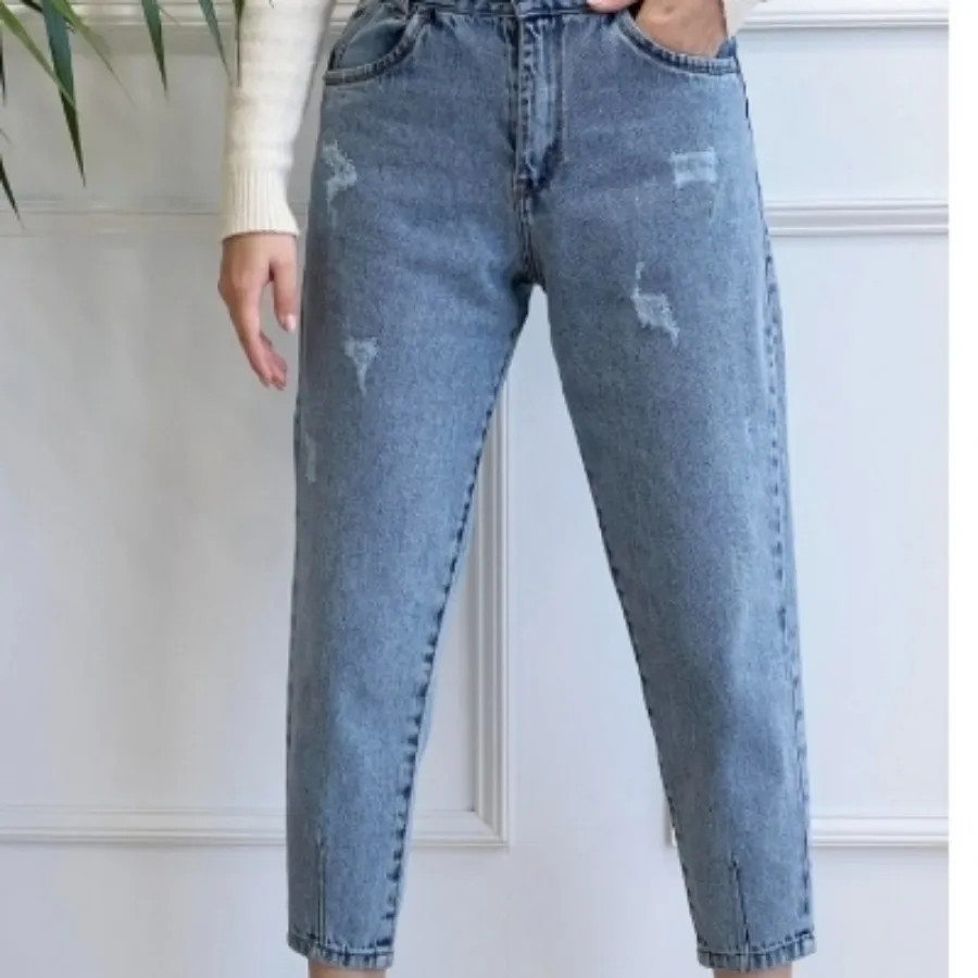 شلوار جین مام فیت