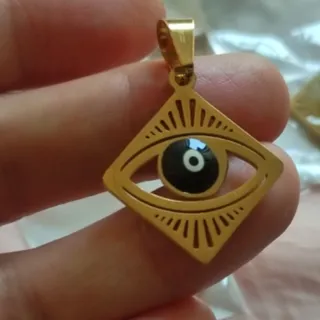 گردنبند چشم نظر کپی طلا