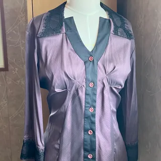 شومیز بادمجونی