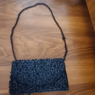 کیف مشکی ملیله دوزی