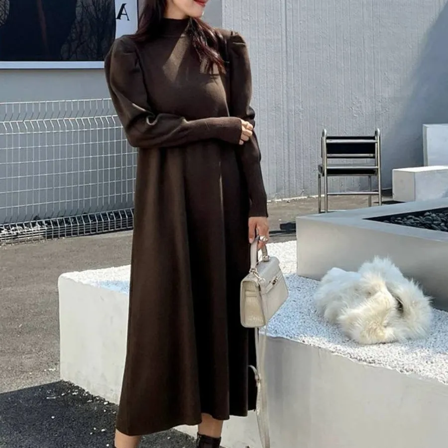 پیراهن بافت بلندیقه اسکی