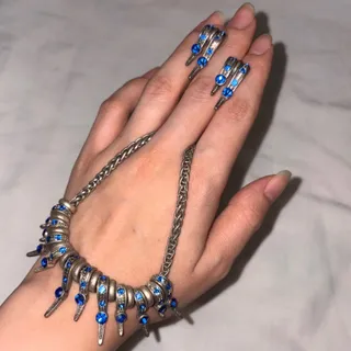 ست گردنبند و گوشواره