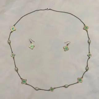 ست گردنبندوگوشواره ونکلیف