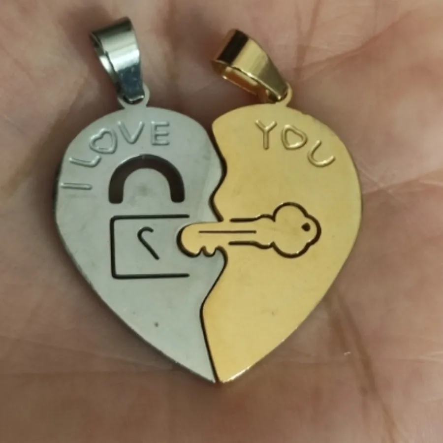 گردنبند کاپلی عشق کپی طلا