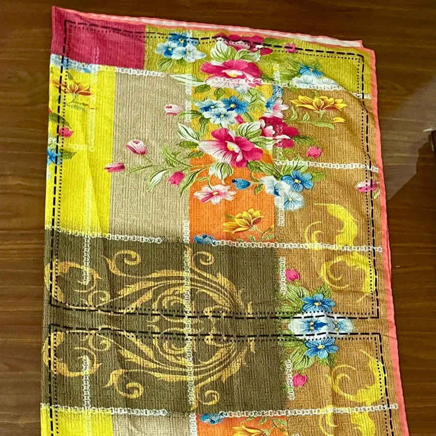 روسری کرپ پلی استر خوشرنگ