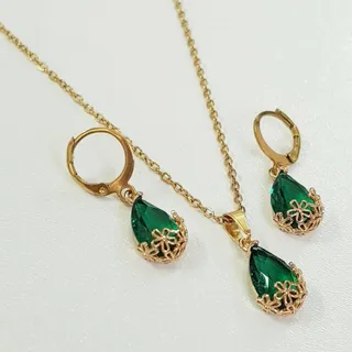ست گردنبند گوشواره استیل
