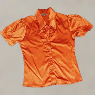 شومیز آستین کوتاه ساتن