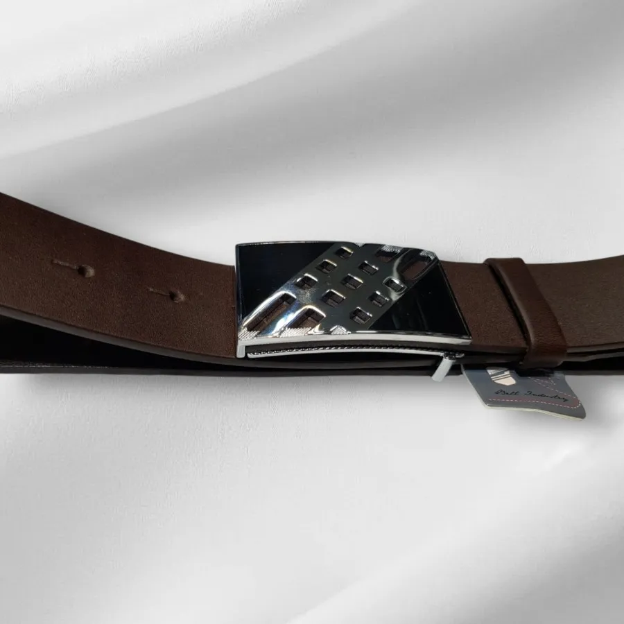 کمربند پلاکی ترک قهوه ای