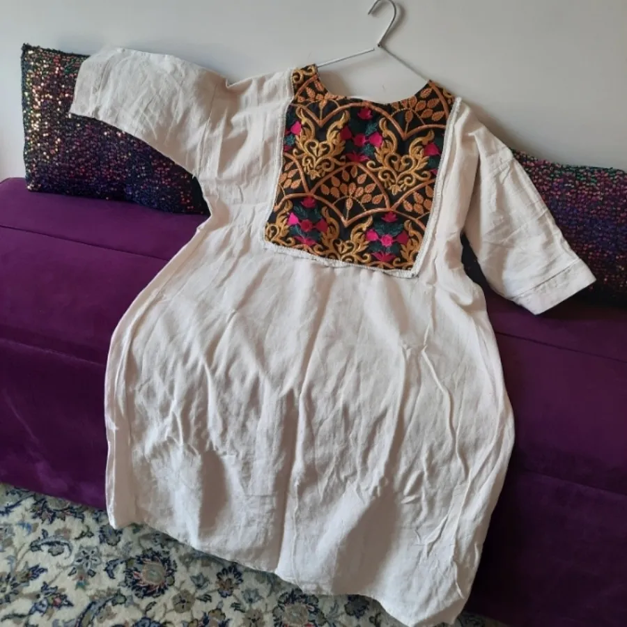 کفتان لینن اصل گلدوزی