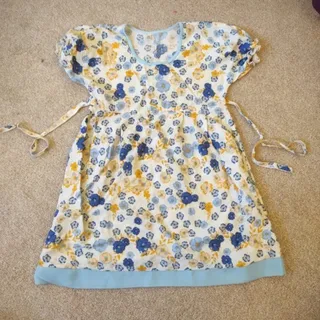 پیراهن نخی دخترانه