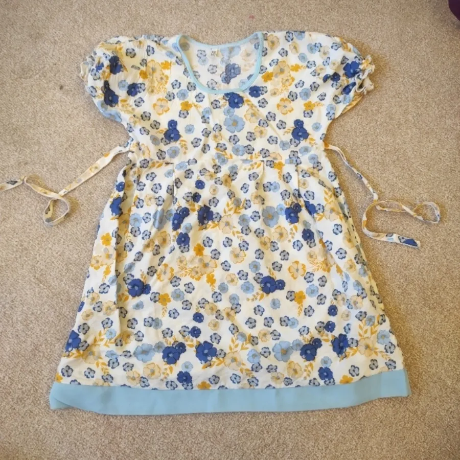 پیراهن نخی دخترانه