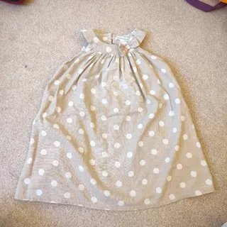 پیراهن کتان دخترانه