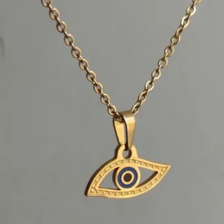 گردنبند چشم ونظر کپی طلا