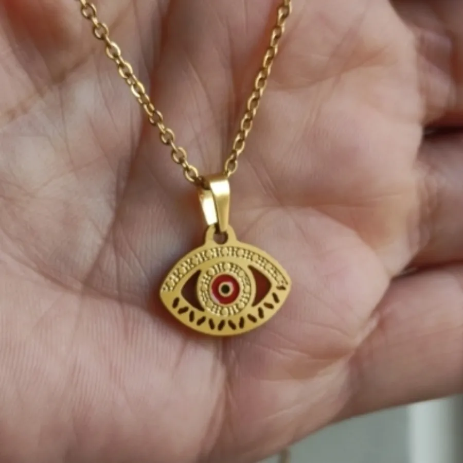 گردنبند چشم ونظر کپی طلا