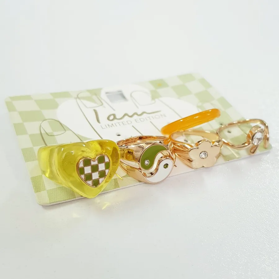 پک پنج عددی انگشتر طلایی