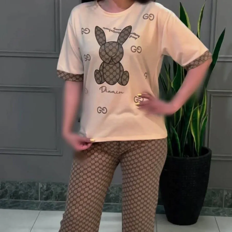 ست تیشرت شلوار زنانه