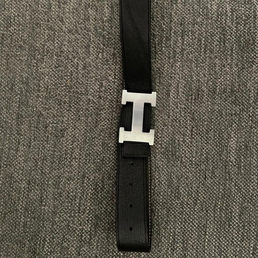 کمربند هرمس چرم دو رو