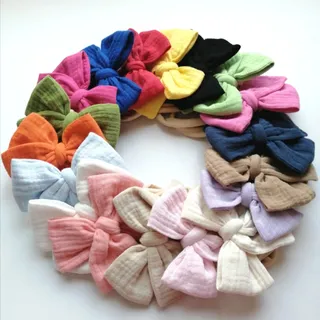 هدبند پاپیونی موسلین