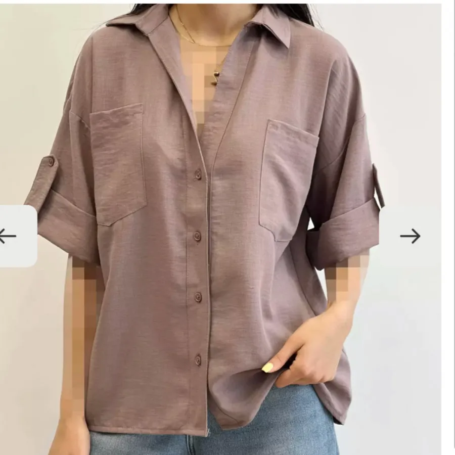 شومیز باکسی لینن