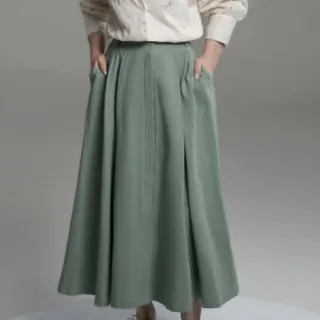 دامن لنین جلو دکمه آنیسا