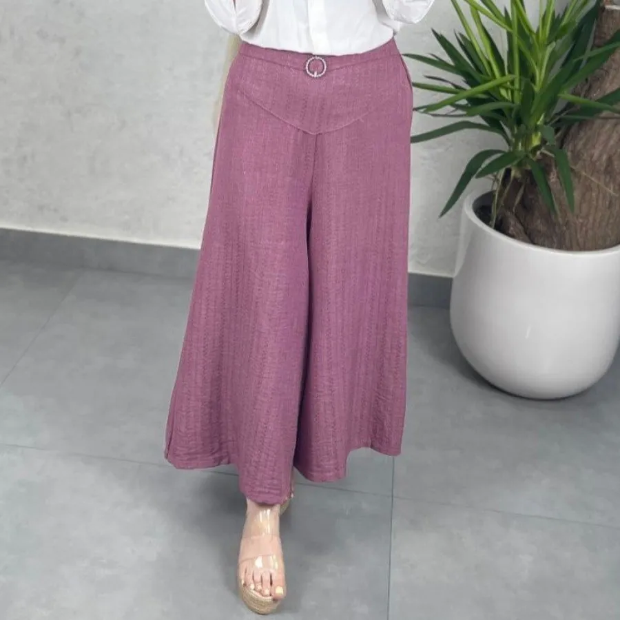 شلوار دامنی سگک دار